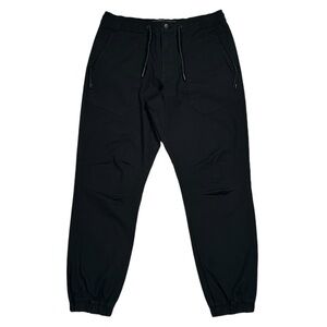 Primark Denim & Co Men's Black Drawstring Cuff Jogger Pants Size Large